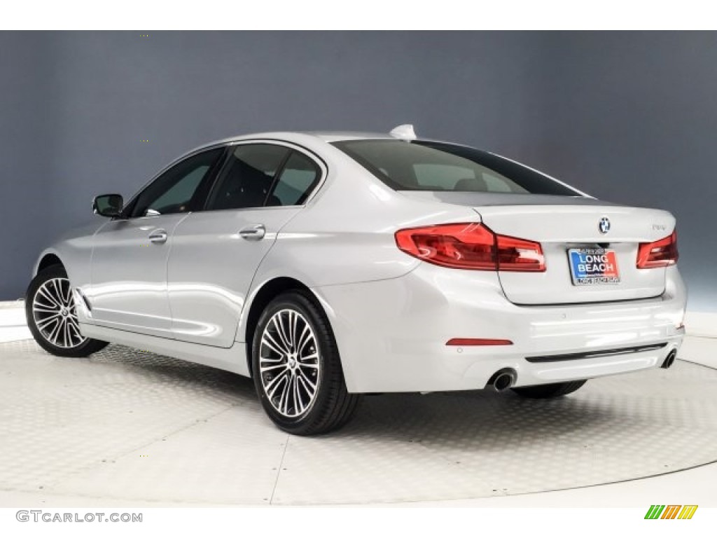 2018 5 Series 530i Sedan - Glacier Silver Metallic / Black photo #10