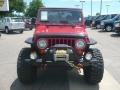 2000 Flame Red Jeep Wrangler Sport 4x4  photo #2