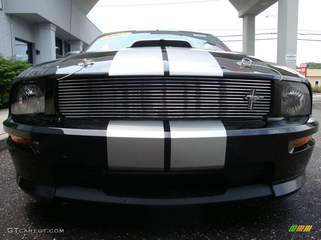 2007 Mustang Shelby GT Coupe - Black / Dark Charcoal photo #3