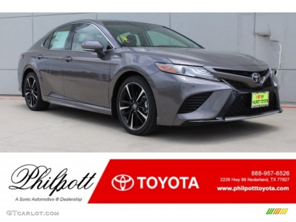 2018 Camry XSE V6 - Predawn Gray Mica / Black photo #1