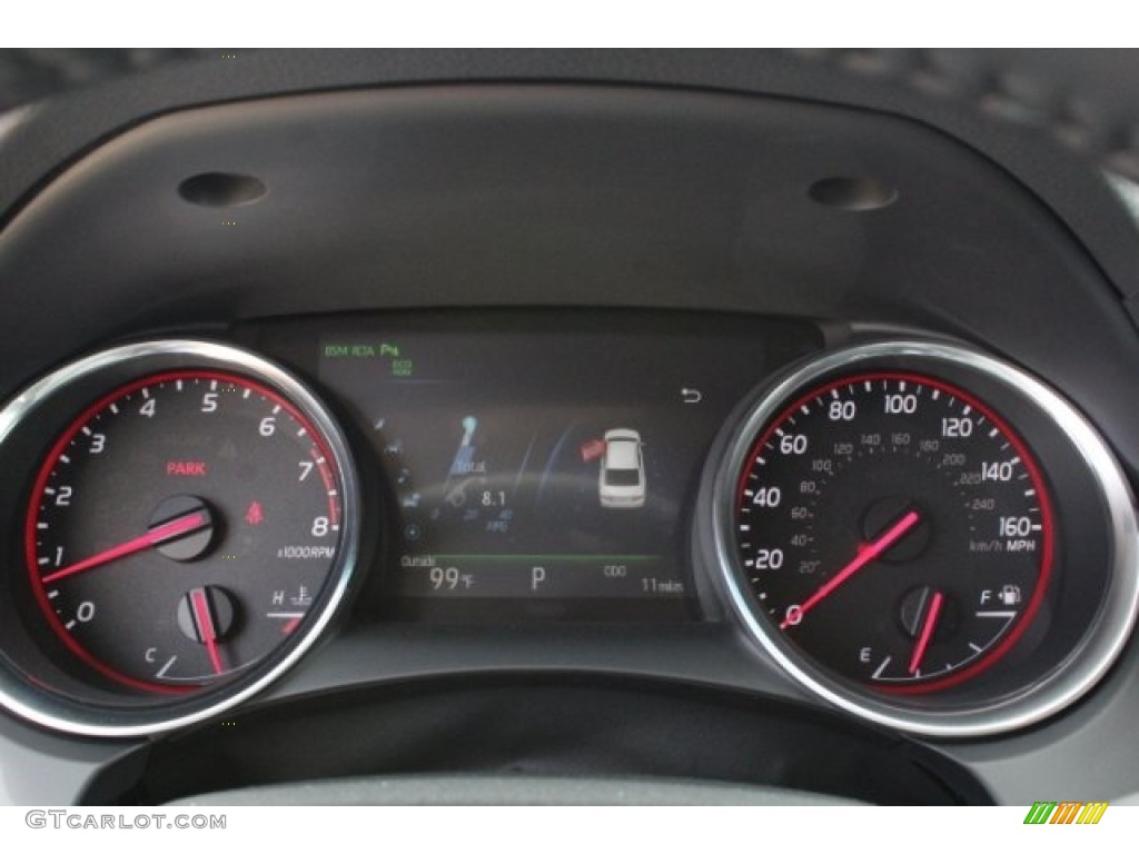 2018 Camry XSE V6 - Predawn Gray Mica / Black photo #22