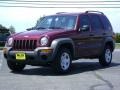 2003 Dark Garnet Red Pearl Jeep Liberty Sport 4x4  photo #3