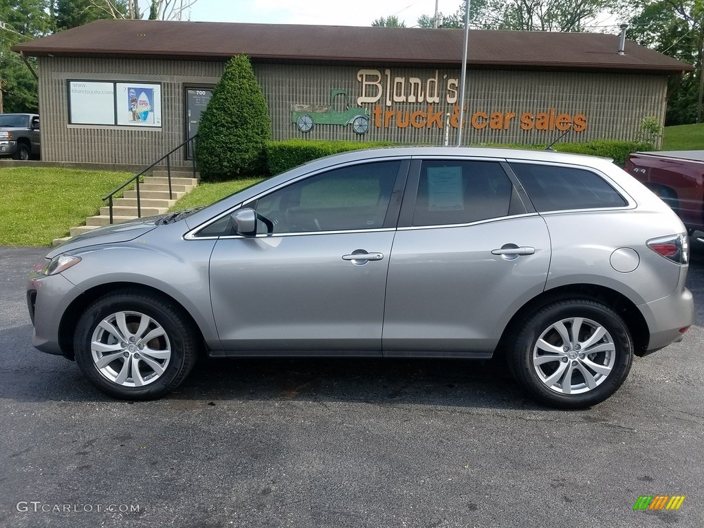 2010 CX-7 s Touring - Liquid Silver Metallic / Black photo #1