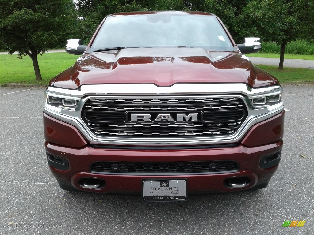 2019 1500 Limited Crew Cab 4x4 - Delmonico Red Pearl / Black photo #3