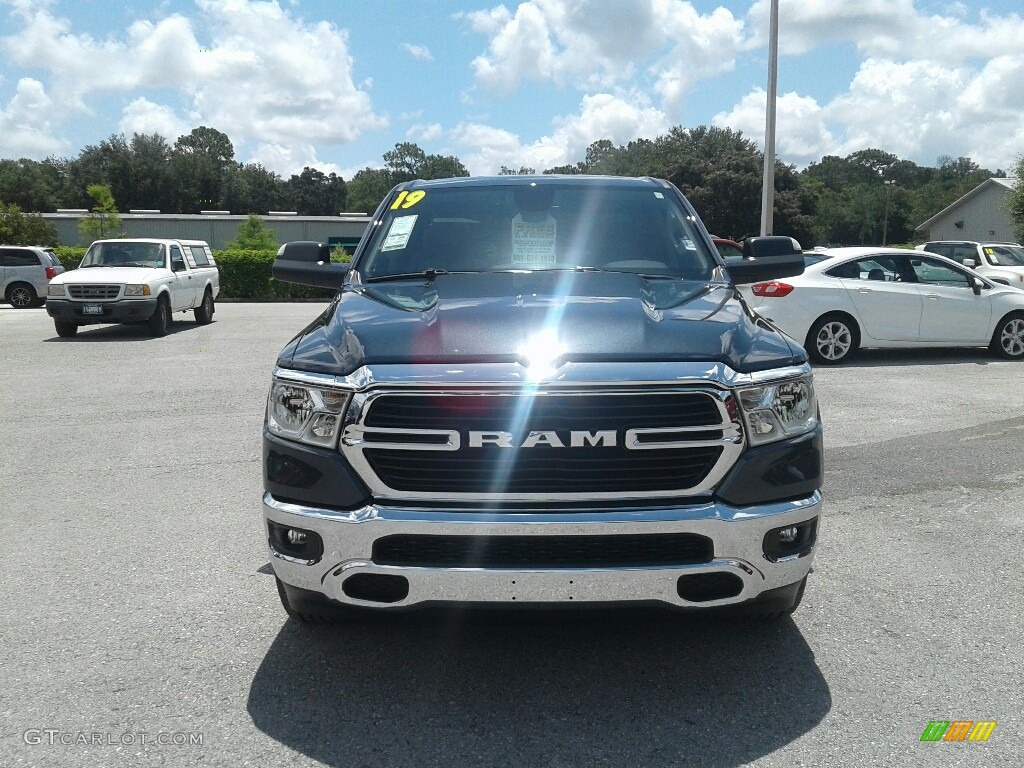 2019 1500 Big Horn Quad Cab - Maximum Steel Metallic / Black/Diesel Gray photo #8