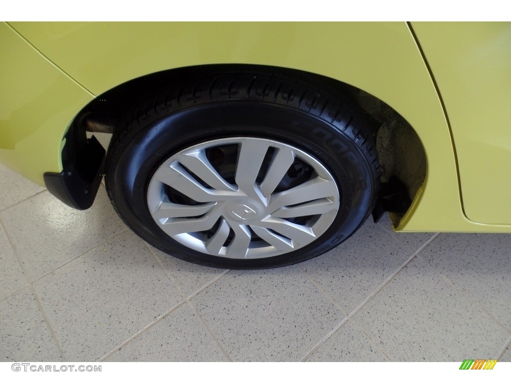 2015 Fit LX - Mystic Yellow Pearl / Black photo #6