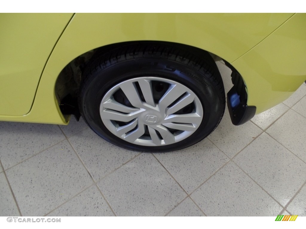 2015 Fit LX - Mystic Yellow Pearl / Black photo #10