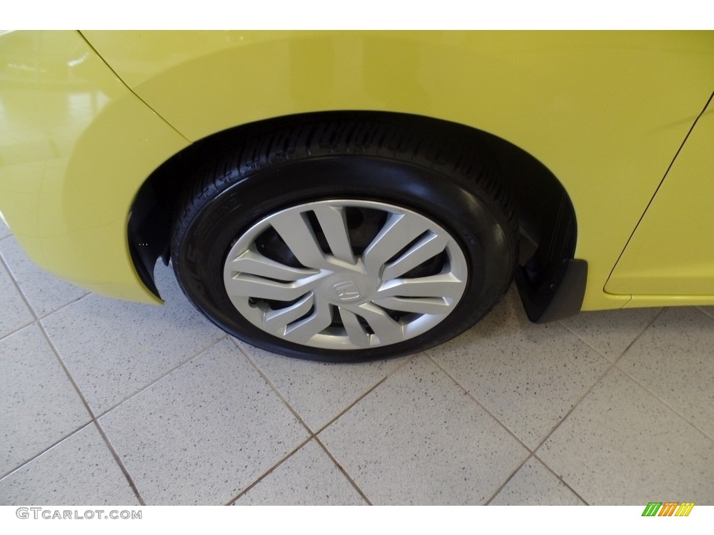 2015 Fit LX - Mystic Yellow Pearl / Black photo #11