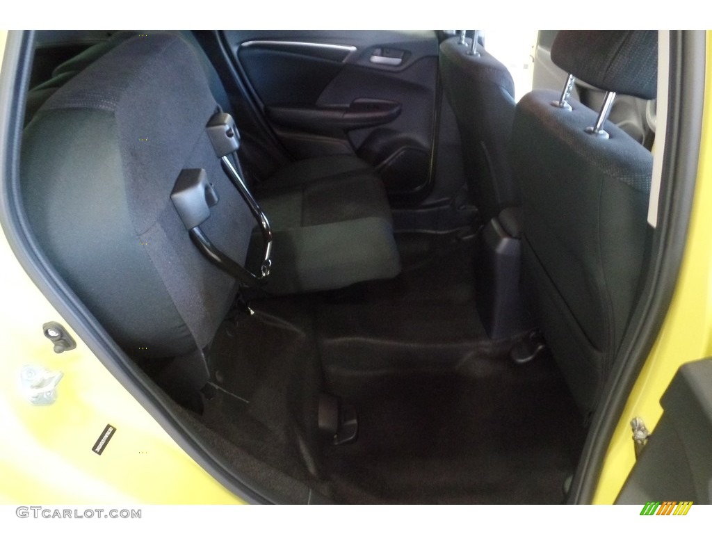 2015 Fit LX - Mystic Yellow Pearl / Black photo #19