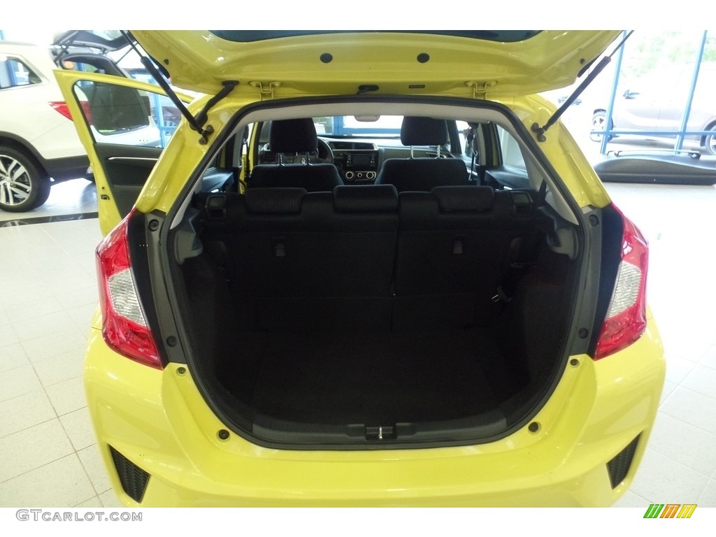 2015 Fit LX - Mystic Yellow Pearl / Black photo #21