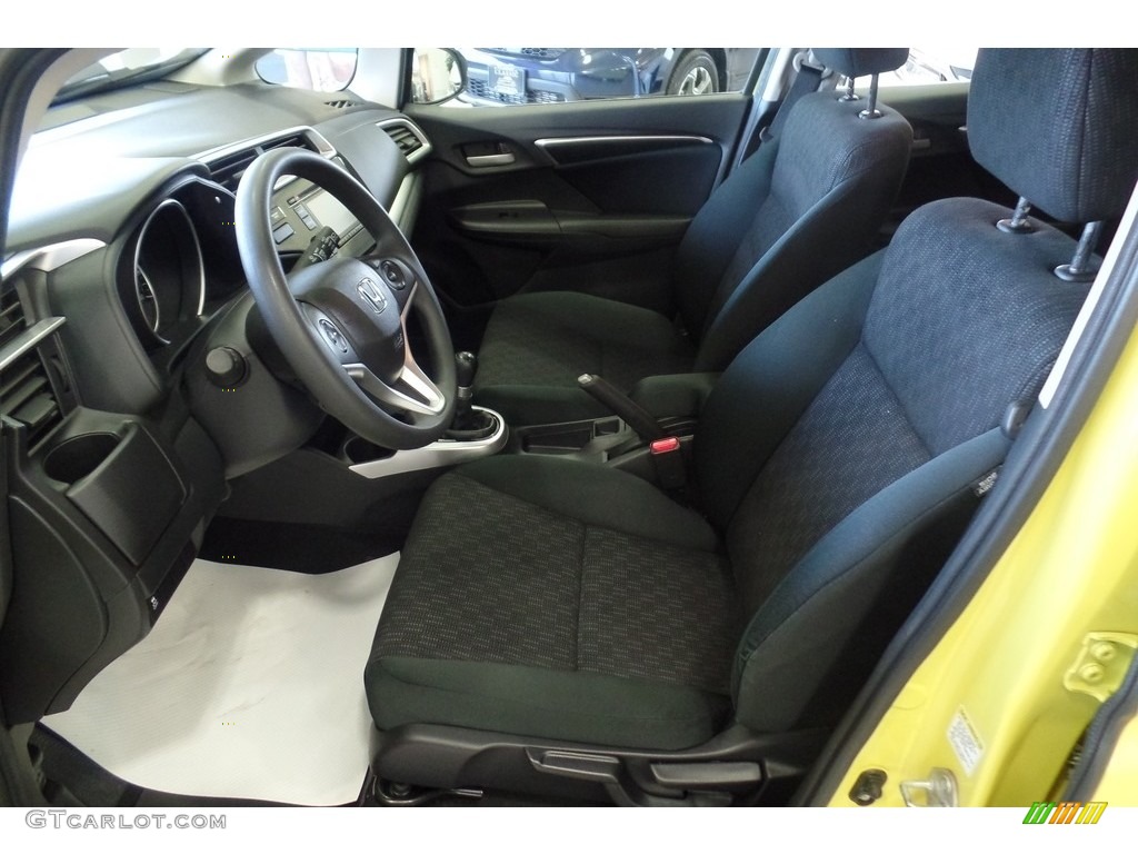 2015 Fit LX - Mystic Yellow Pearl / Black photo #31