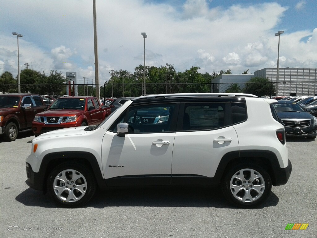 2018 Renegade Limited - Alpine White / Black photo #2