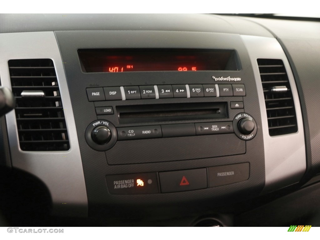 2010 Outlander SE 4WD - Graphite Gray Pearl / Black photo #8