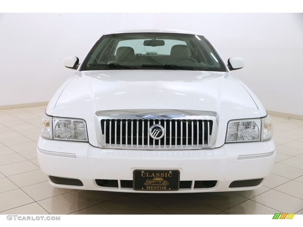 2010 Grand Marquis LS Ultimate Edition - Vibrant White / Medium Light Stone photo #2