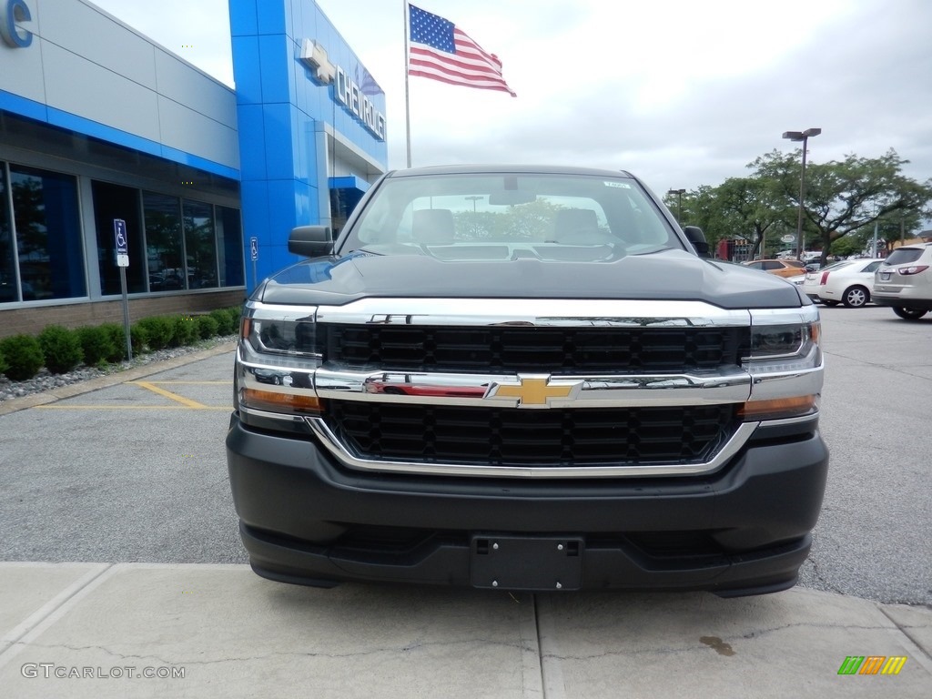 2018 Silverado 1500 WT Regular Cab - Graphite Metallic / Dark Ash/Jet Black photo #2