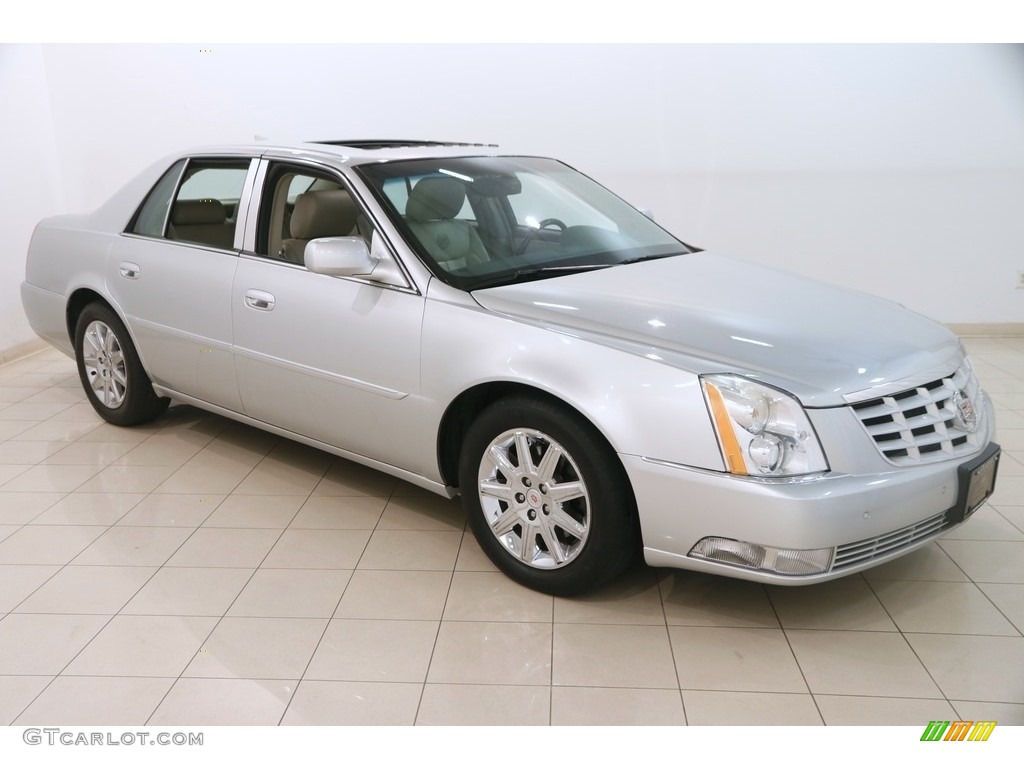 2011 DTS Premium - Radiant Silver Metallic / Shale/Cocoa Accents photo #1