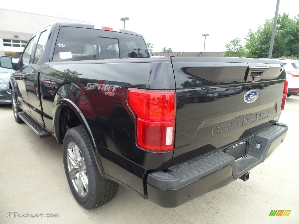 2018 F150 Lariat SuperCab 4x4 - Shadow Black / Black photo #2