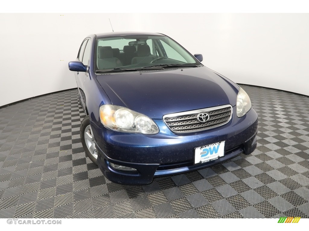 2008 Corolla S - Speedway Blue Metallic / Dark Charcoal photo #4