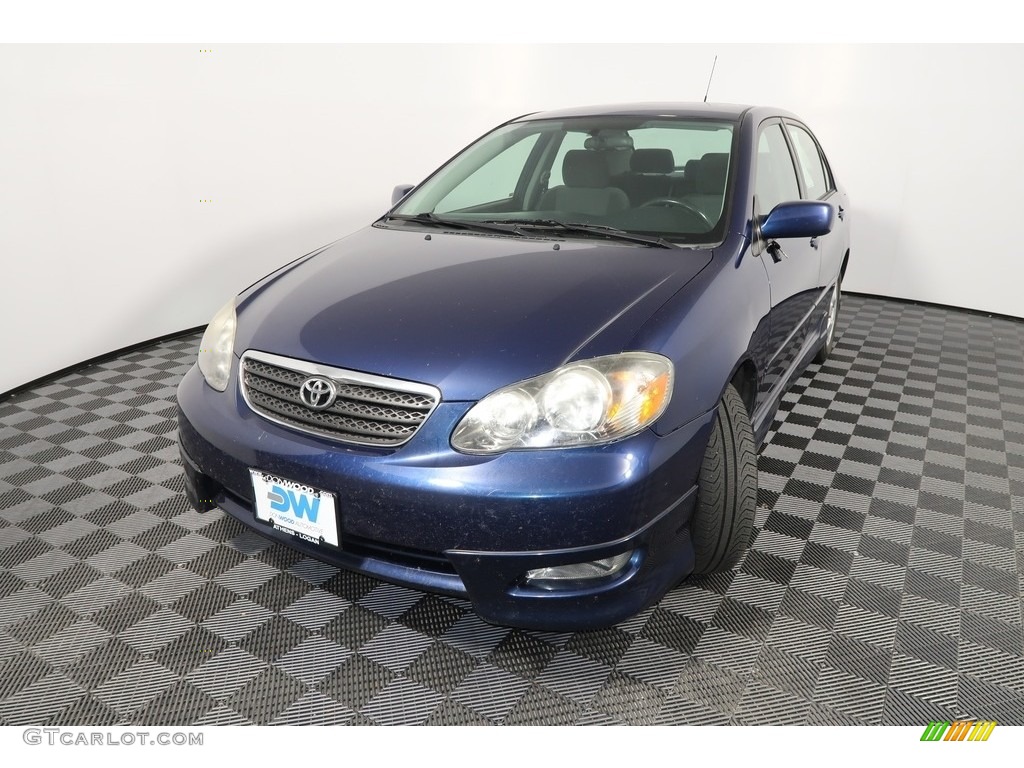 2008 Corolla S - Speedway Blue Metallic / Dark Charcoal photo #6