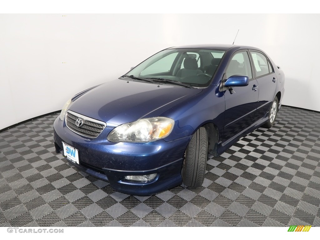 2008 Corolla S - Speedway Blue Metallic / Dark Charcoal photo #7