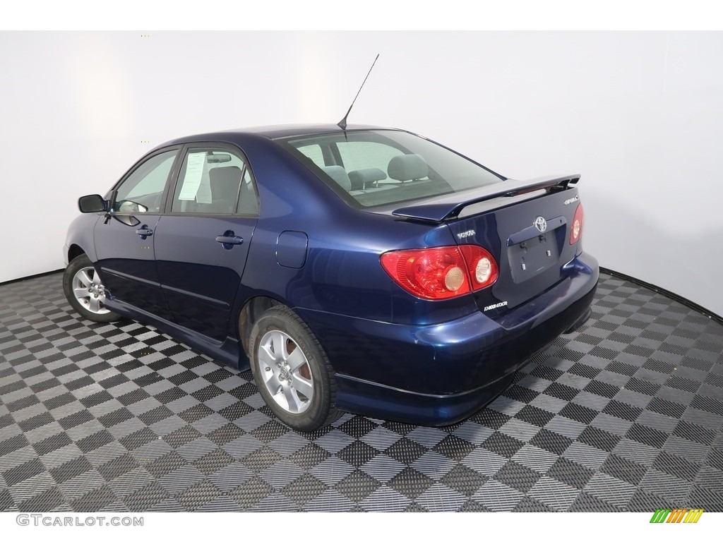 2008 Corolla S - Speedway Blue Metallic / Dark Charcoal photo #8