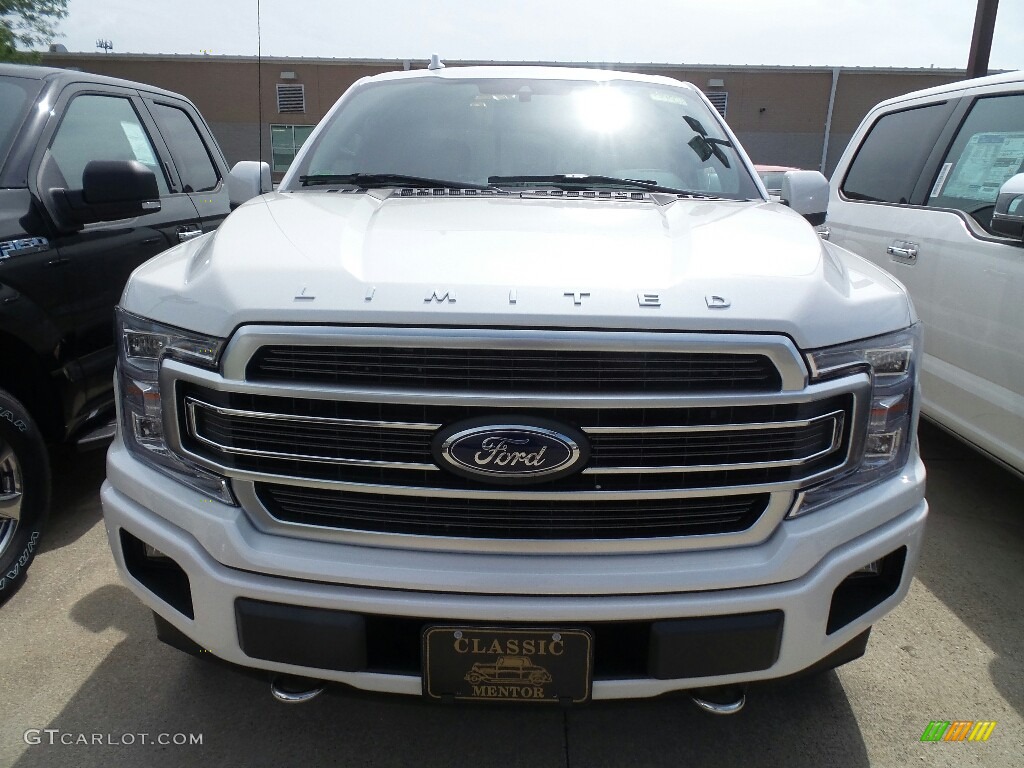 2018 F150 Limited SuperCrew 4x4 - White Platinum / Limited Navy Pier photo #2