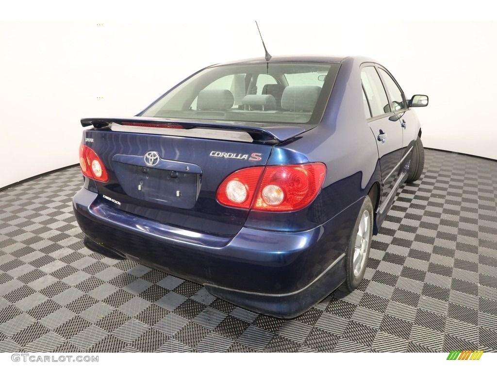 2008 Corolla S - Speedway Blue Metallic / Dark Charcoal photo #11