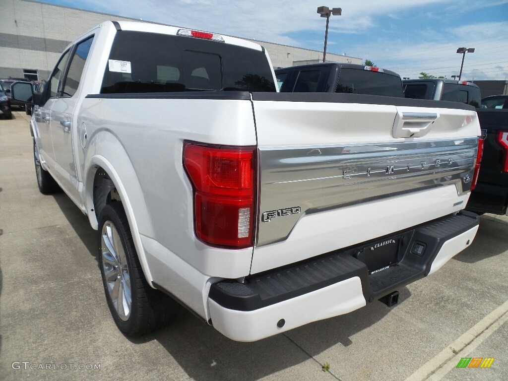 2018 F150 Limited SuperCrew 4x4 - White Platinum / Limited Navy Pier photo #3