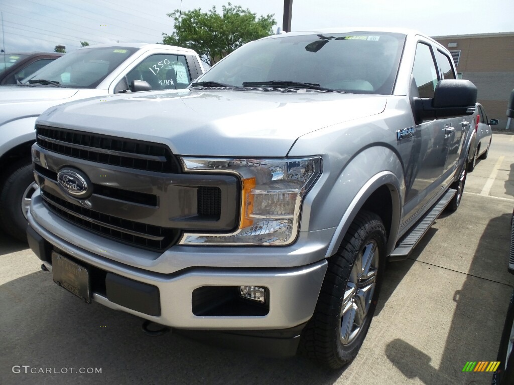 2018 F150 XLT SuperCrew 4x4 - Ingot Silver / Black photo #1