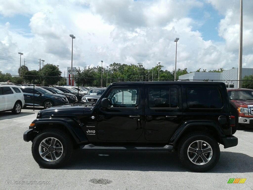 2018 Wrangler Unlimited Sahara 4x4 - Black / Black/Heritage Tan photo #2