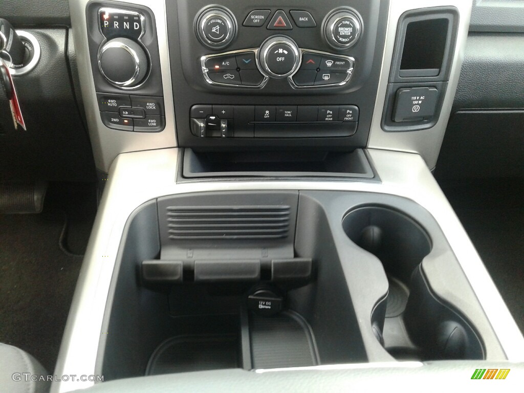 2018 1500 Big Horn Crew Cab 4x4 - Brilliant Black Crystal Pearl / Black/Diesel Gray photo #16