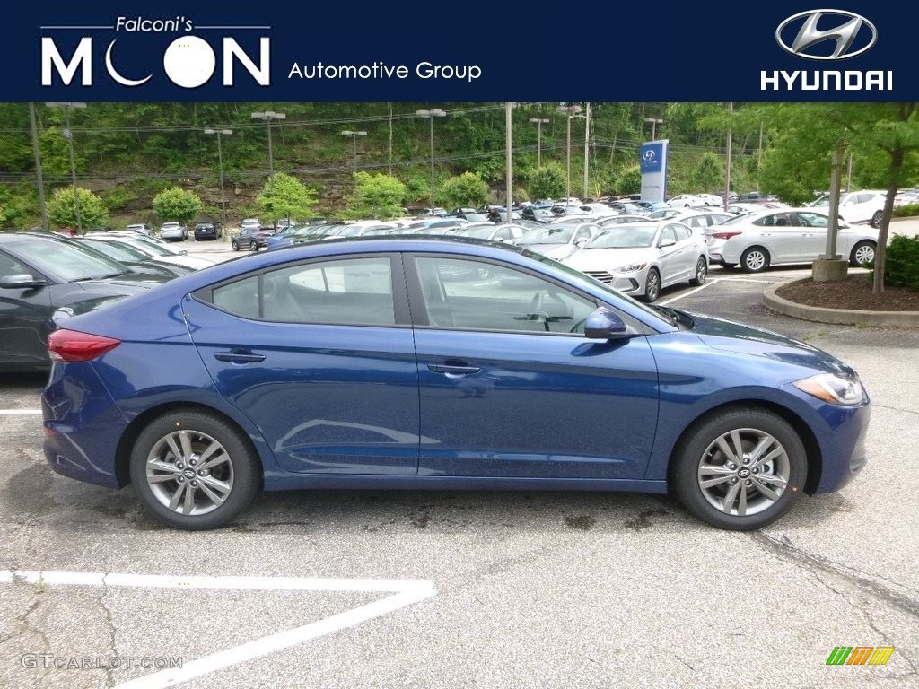 2018 Elantra SEL - Electric Blue / Gray photo #1