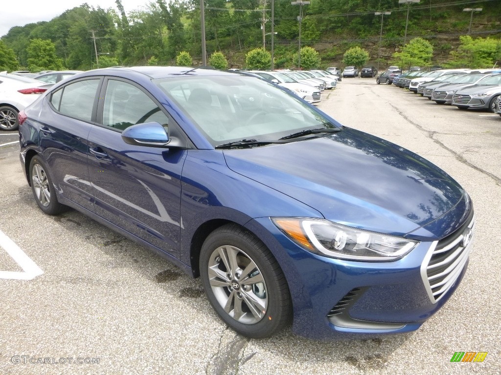 2018 Elantra SEL - Electric Blue / Gray photo #3