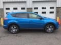 2018 Electric Storm Blue Toyota RAV4 LE  photo #2