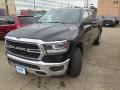 2019 Diamond Black Crystal Pearl Ram 1500 Big Horn Crew Cab 4x4  photo #9