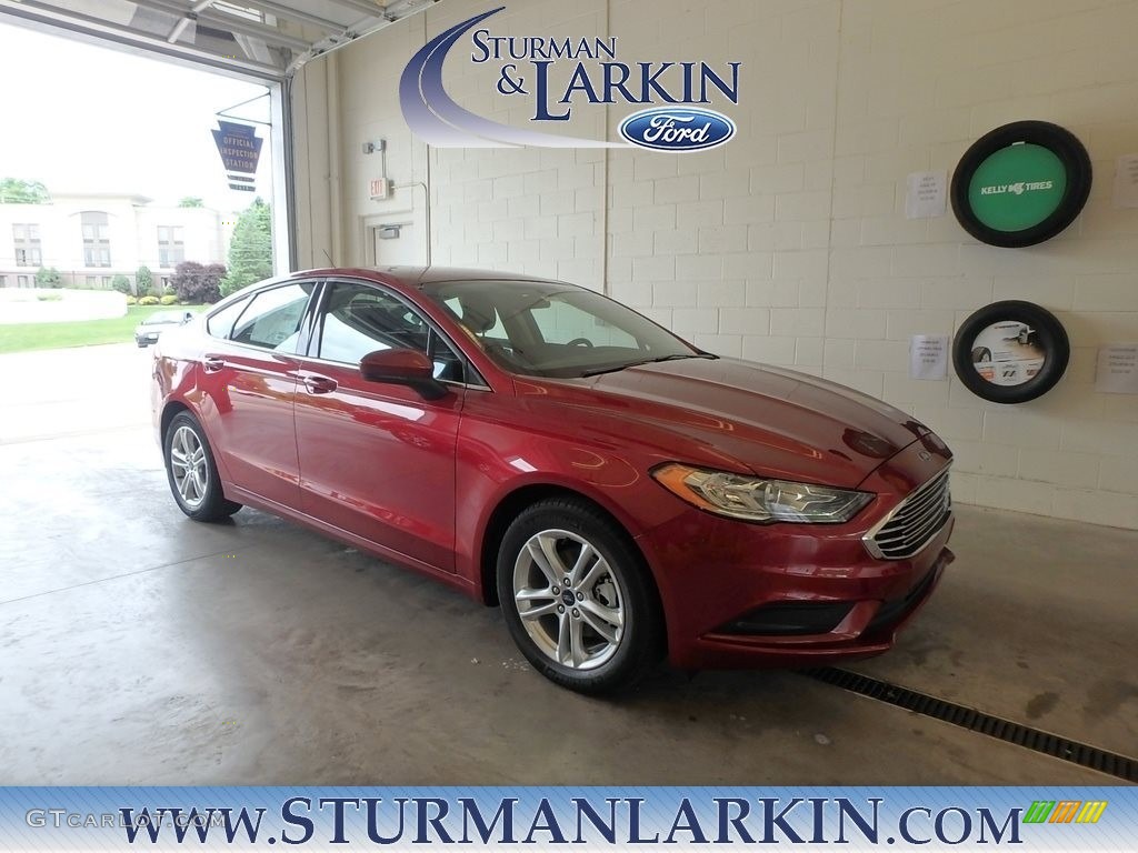 2018 Fusion SE - Ruby Red / Ebony photo #1