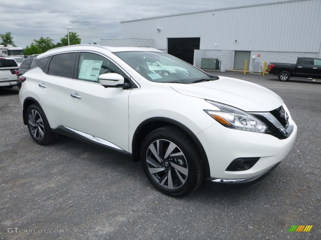 2018 Murano Platinum AWD - Pearl White / Graphite photo #1