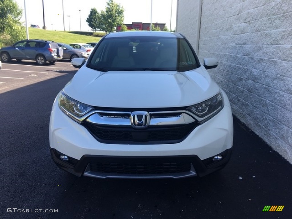 2018 CR-V EX AWD - White Diamond Pearl / Ivory photo #2