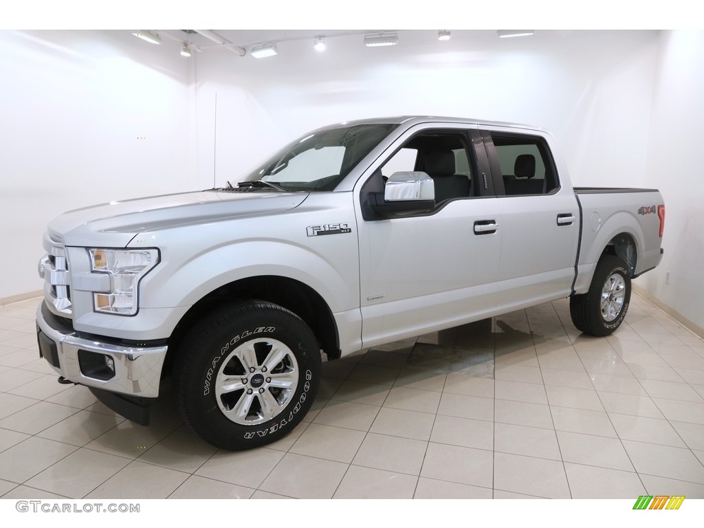 2017 F150 XLT SuperCrew 4x4 - Ingot Silver / Earth Gray photo #3