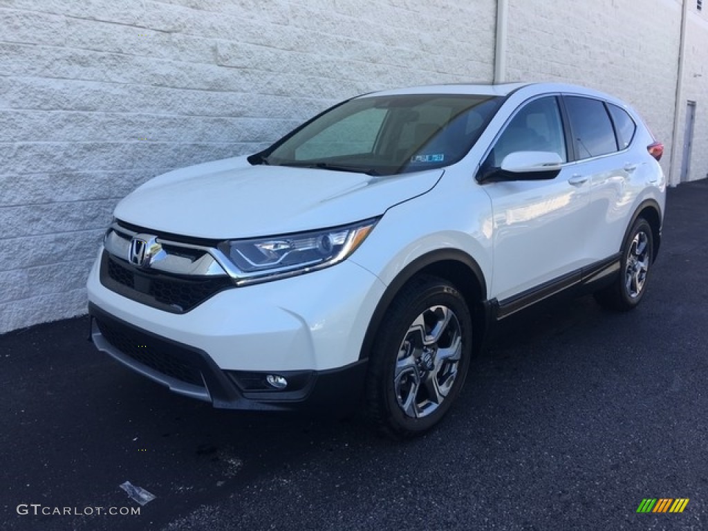 2018 CR-V EX AWD - White Diamond Pearl / Ivory photo #8