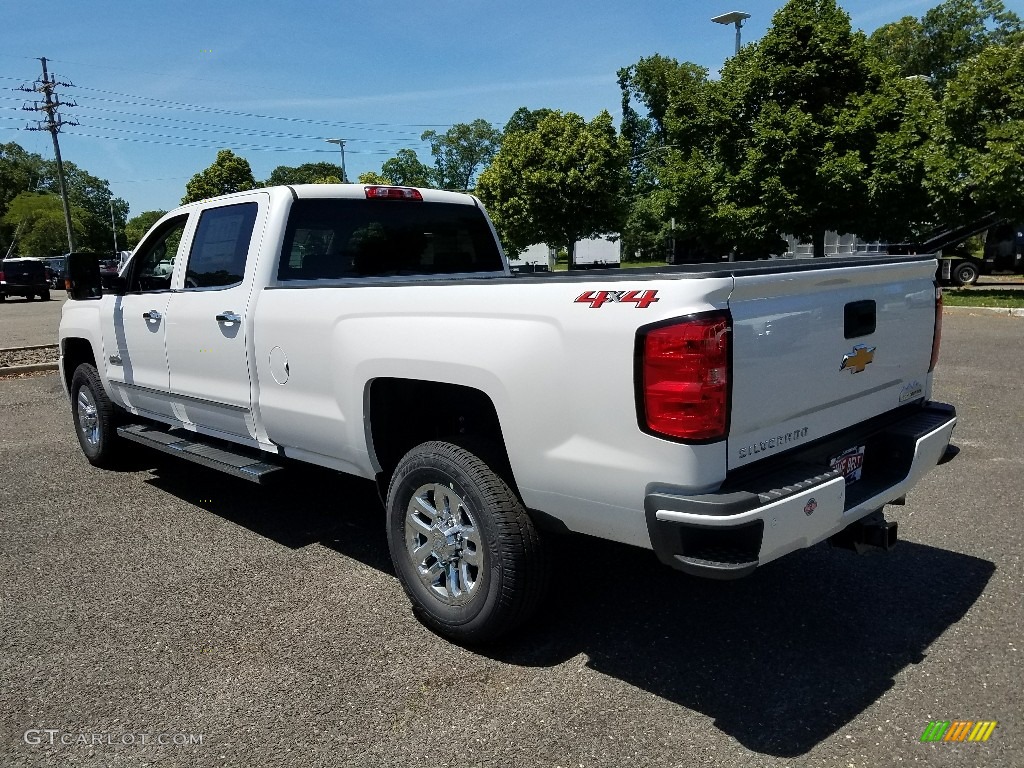 2018 Silverado 3500HD High Country Crew Cab 4x4 - Summit White / High Country Jet Black/Ash Gray photo #4