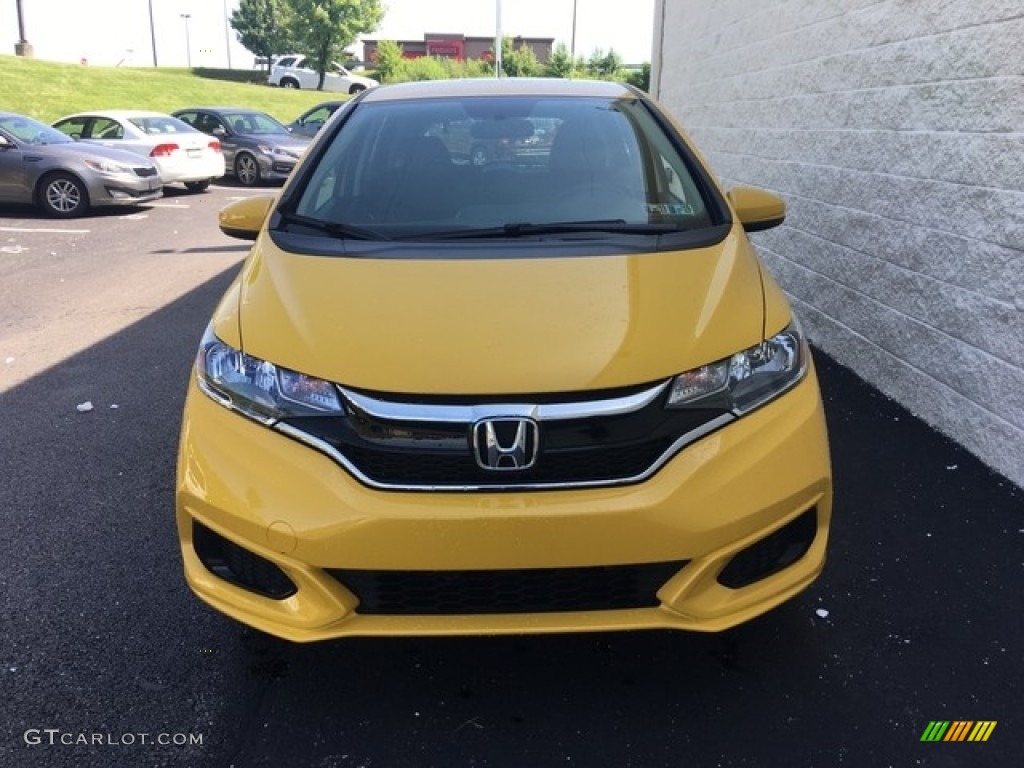 Helios Yellow Pearl 2019 Honda Fit LX Exterior Photo #127675842