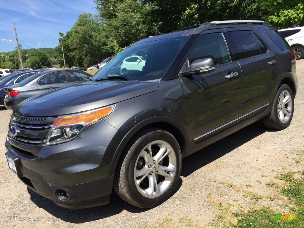 2015 Explorer Limited 4WD - Dark Side / Charcoal Black photo #7