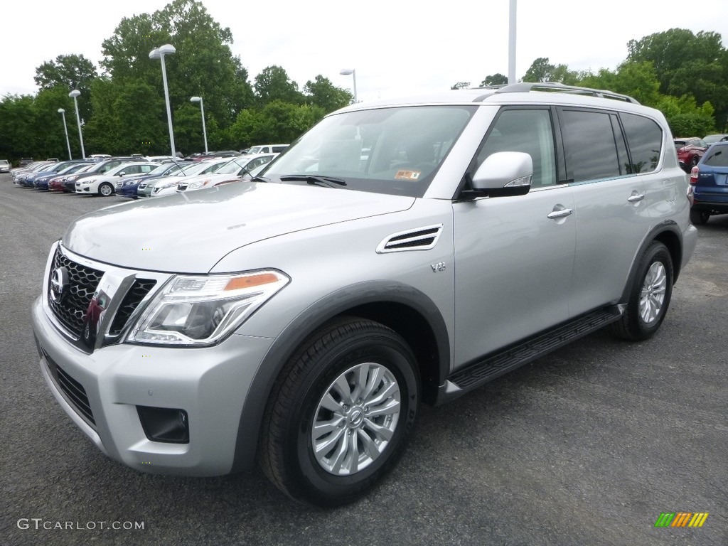 Brilliant Silver 2018 Nissan Armada SV 4x4 Exterior Photo #127677357