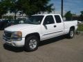 2005 Summit White GMC Sierra 1500 SLT Extended Cab 4x4  photo #3