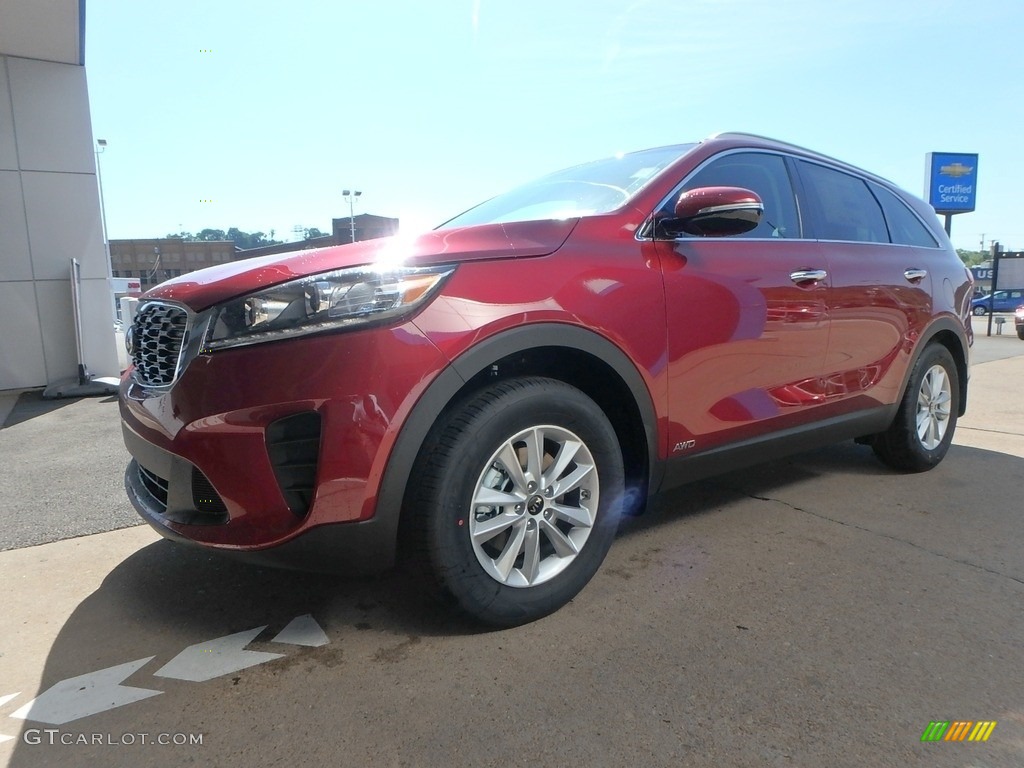 2019 Sorento LX AWD - Passion Red / Satin Black photo #8