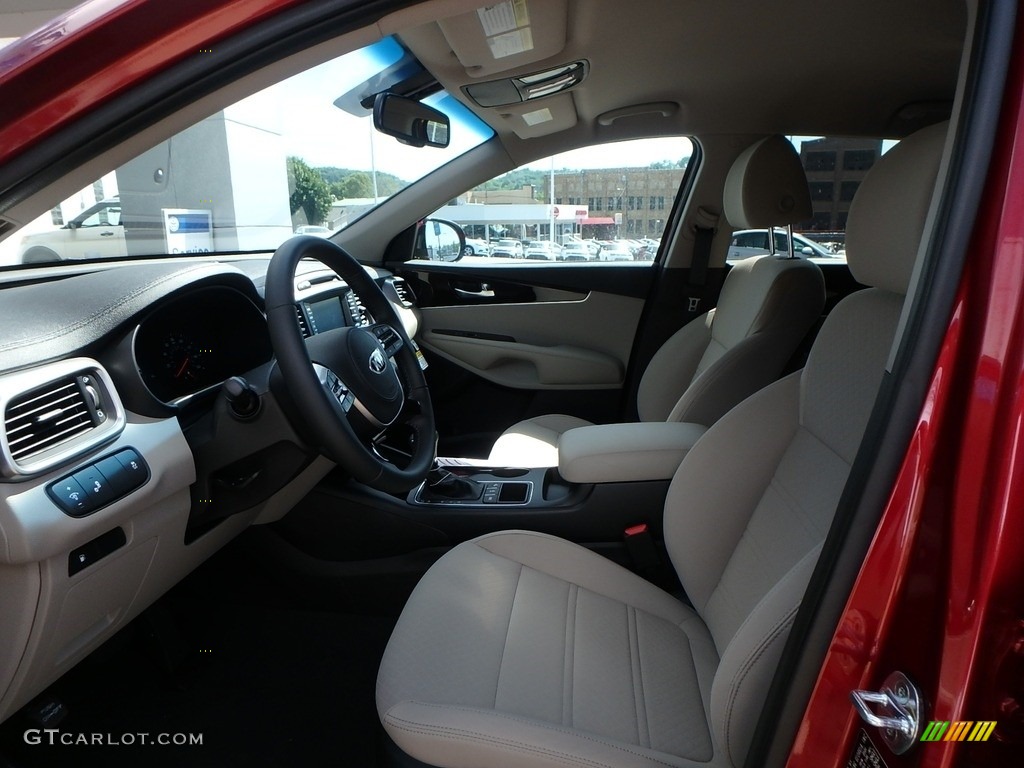 Stone Beige Interior 2019 Kia Sorento LX AWD Photo #127678905