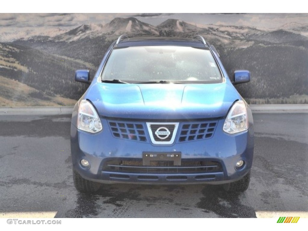 2008 Rogue SL AWD - Indigo Blue Metallic / Gray photo #2