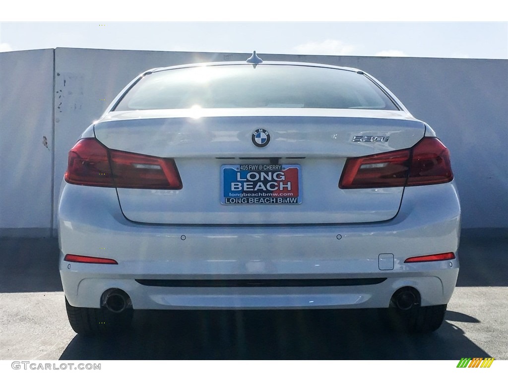 2018 5 Series 530i Sedan - Mineral White Metallic / Cognac photo #4