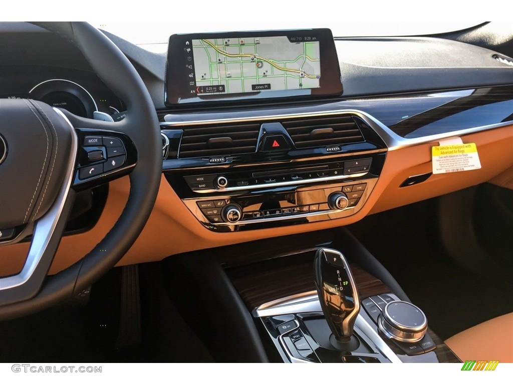 2018 5 Series 530i Sedan - Mineral White Metallic / Cognac photo #6